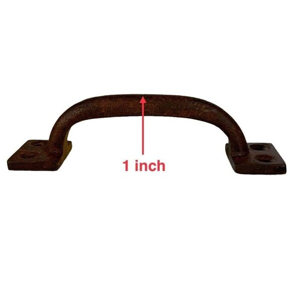 Cast Metal Rustic Drawer Pulls 4 Inches Long Box Of 10 Farmhouse Patina - Picture 8 of 8